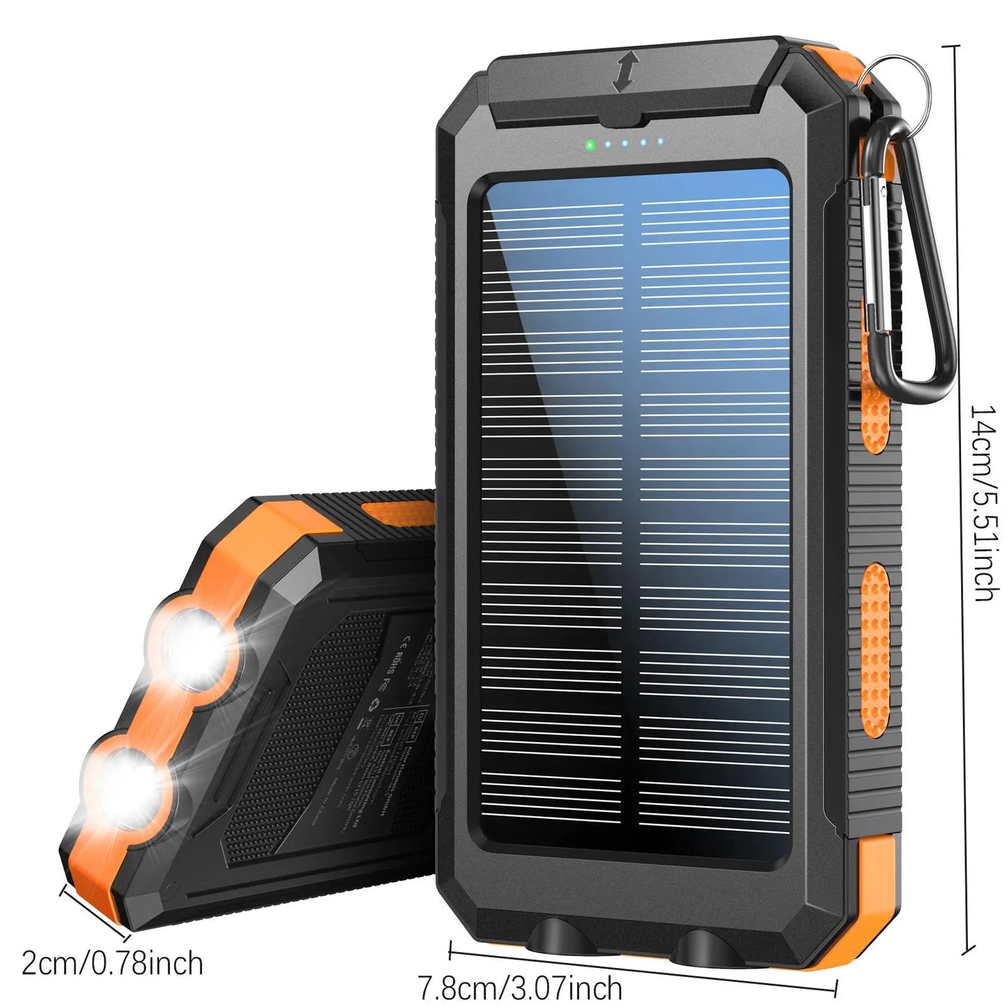 10,000Mah Solar Power Bank